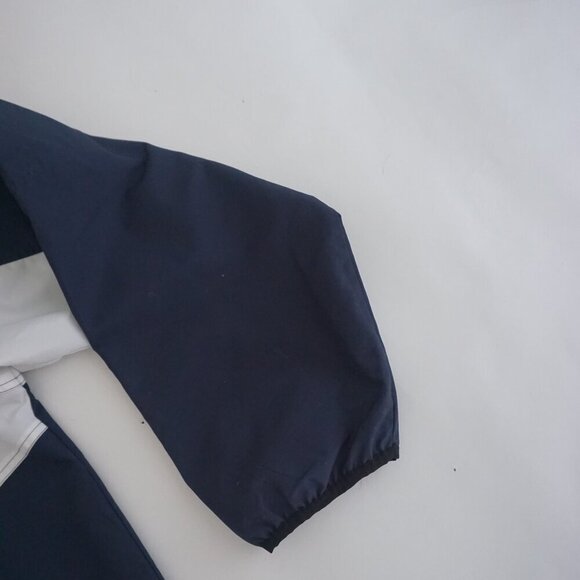 Vintage '90S Reebok Navy White Zip Up Baseball Style Windbreaker Jacket 2XL - Picture 2 of 10